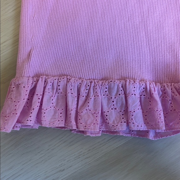 Agnes Ruffle Pink Tank - Picture 6 of 6